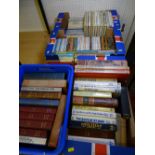 THREE BOXES & A CRATE OF VINTAGE BOOKS & PAPERBACKS, children's books by authors Martin Clifford,