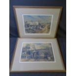 KEITH ANDREW signed limited edition prints, a pair - titled 'Skerrier's Cottage' No (20/600) and 'By