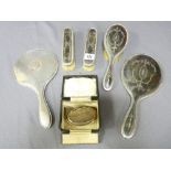SILVER & TORTOISESHELL DRESSING TABLE ITEMS and similar silver items