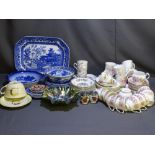 VINTAGE PORCELAIN to include a quantity of 'Willow' pattern, Susie Cooper, Madoc, Indian Tree,