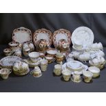 QUANTITY OF CHINA TEAWARE - Royal Albert Moss Ross, Royal Stafford Rochester, Royal Albert Crown and