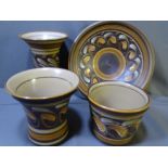 FOUR ITEMS OF 'SAVANNAH' DENBYWARE