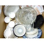 SELECTION OF VINTAGE & LATER GLASSWARE & POTTERY