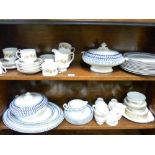 MIXED SELECTION OF TEA & DINNERWARE, Royal Standard 'Lindale' and 'Roslyn Moss Rose'