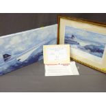 ANTHONY HANSARD two limited editions titled 'Concord Supersonic' (1852/1950), signed in pencil by