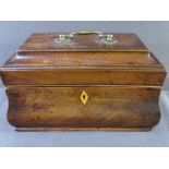 GOOD PERIOD SARCOPHAGUS TEA CADDY