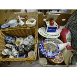 ASSORTED PORCELAIN including cabinet ware, Wedgwood Jasperware ETC