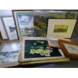 LARGE PARCEL OF PAINTINGS & PRINTS including limited edition WARREN WILLIAMS, MAURICE GREENWOOD