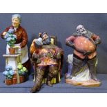 ROYAL DOULTON FIGURES - 'Flagstaff' HN2054, 'Flora' HN2349 and 'The Foaming Quart' HN2162