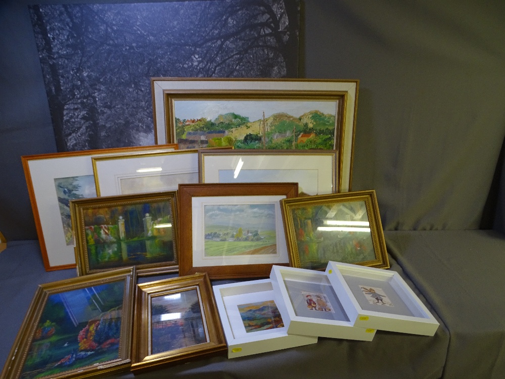 ASSORTED FRAMED PAINTINGS AND PRINTS including good framed oils