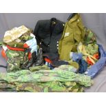 VARIOUS MILITARY CLOTHING & EQUIPMENT ETC