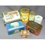 COLLECTION OF VINTAGE & OTHER DECORATIVE TINS