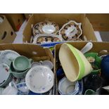 ROYAL WORCESTER EVESHAM VALE, Royal Tuscan Cascade, a parcel of Staffordshire dinner ware and