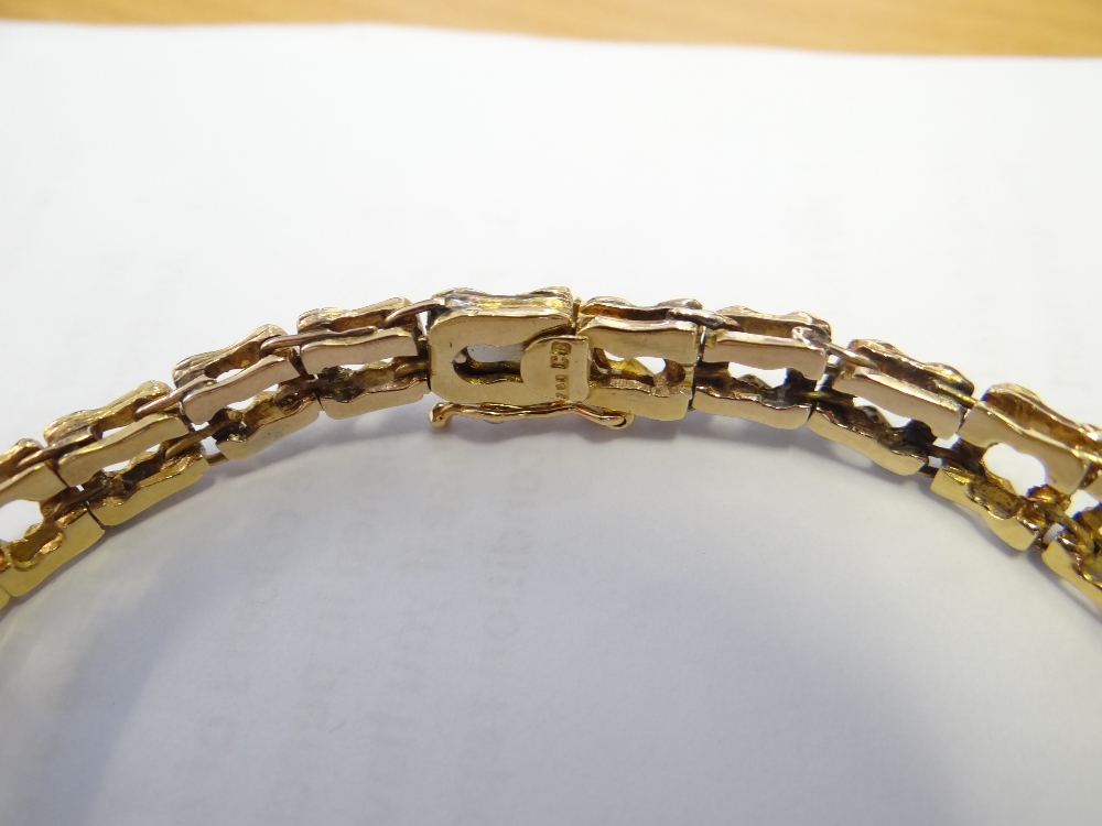 A LADIES ROLEX 'PRECISION' 18CT YELLOW GOLD BRACELET WATCH set with an arrangement of eleven - Image 13 of 17