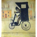 L S LOWRY limited edition of 750 - 'The Contraption', Guild stamped, signed in pencil, 35 x 31cms