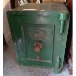 VINTAGE CHUBB FLOOR SAFE, 50cms tall x 40cms wide (key with office staff)