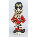 JOHN HUGHES GROGG ENTITLED 'LUGOSI LEWIS', the demonic caricature in Wales International Rugby Union