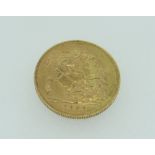 1929 GEORGE V GOLD FULL SOVEREIGN, 8gms