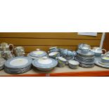 ROYAL DOULTON 'REFLECTIONS' DINNERWARE / MIDWINTER TABLEWARE INCLUDING COFFEE POT