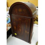PAINTED MAHOGANY DOMED TABLE TOP CABINET