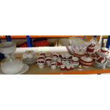 EXTENSIVE DINNER & COFFEE SERVICE / ROYAL WORCESTER COFFEEWARE ETC