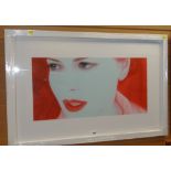 JOSIE McCOY limited edition (9/45) digital colour print - portrait entitled 'Satine', signed in