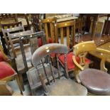 SUNDRY CHAIRS including three pairs, Chippendale style ETC (9)