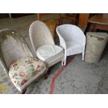 FOUR ITEMS OF LOOM FURNITURE