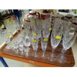 ASSORTED DRINKING GLASSES