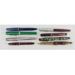 SMALL PARCEL OF COLLECTORS FOUNTAIN & OTHER PENS to include Parker, Conway Dinky 560, Parker