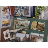 THREE ALBUMS OF VINTAGE & LATER BRITISH POSTCARDS many Welsh seaside scenes noted together with