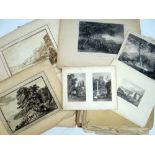 VARIOUS NINETEENTH CENTURY & EIGHTEENTH CENTURY ENGRAVERS very large collection of loose antiquarian