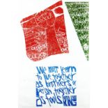 PAUL PETER PIECH limited edition (9/50) three colour print - Civil Rights Movement inspired graphics