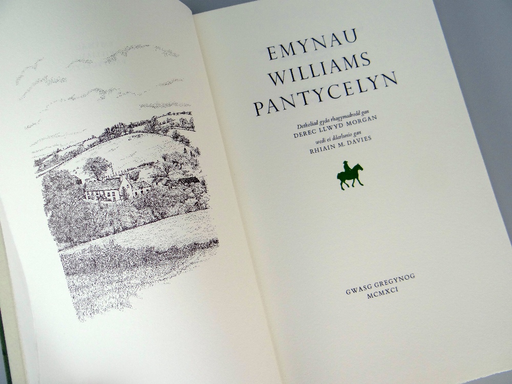 WILLIAM WILLIAMS 'PANTYCELYN' / RHIAIN M DAVIES limited edition (212 / 250) Gregynog Press
