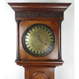RARE WELSH LONGCASE CLOCK BY BENJAMIN RATCLIFF, WELSHPOOL eight-day movement, oak encased with