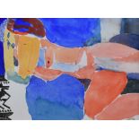 EWART JOHN watercolour - reclining nude, signed with initials and dated 1993, 21 x 28cms