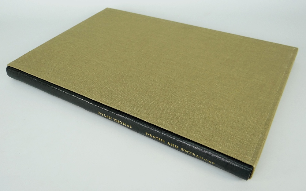 DYLAN THOMAS / JOHN PIPER limited edition (211 / 268) Gregynog Press volume - 'Deaths and Entrances' - Bild 4 aus 4