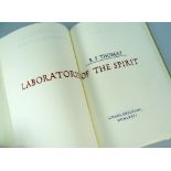R S THOMAS limited edition (24 / 200) University of Wales Press at Gregynog - 'Laboratories of the