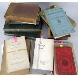 A COLLECTION OF BOOKS RELATING TO WELSH TOPOGRAPHY including old Cardiff guide-books,