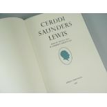 SAUNDERS LEWIS limited edition (34/ 450) Gregynog Press volume - 'Cerddi Saunders Lewis', dated