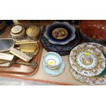 ASSORTED BONE CHINA together with dressing table brush sets ETC