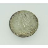 GEORGE II 1736/5 (1736 OVER 5) SHILLING