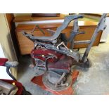 LATE VICTORIAN HARVARD OF OHIO DENTAL CHAIR (in parts for assembling and restoration) Provenance: