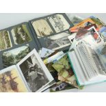 POSTCARD ALBUM of mainly foreign late 19th / early 20th Century postcards, together with a