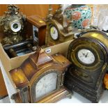 ASSORTED MODERN MANTEL CLOCKS