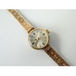 LADIES ROTARY WRISTWATCH, the watch head stamped 9ct (375) in Rotary box.
