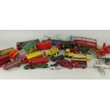 ASSORTED EARLY-MID CENTURY DIE CAST VEHICLES including Dinky Supertoys 'Big Bedford' van, Dinky