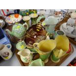 ASSORTED MID-CENTURY ENGLISH CERAMICS including Carltonware, Rouge Royal and other patterns, pair of