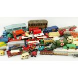ASSORTED EARLY-MID CENTURY DIE CAST VEHICLES including Dinky Supertoys, Dinky Toys, Corgi Toys,