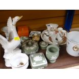 WEDGEWOOD JASPERWARE, Aynsley cabinet cup and saucer ETC